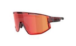BLIZ FUSION TRANSPARANT RED - BROWN-RED MIRROR CYCLING GLASSES