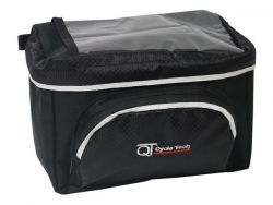 QT HANDLE BAR BAG WITH PLASTIC MAP CASE AND STRAP FIXATION