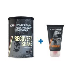]BORN RECOVERY SHAKE VANILLE 450 G + WARM UP