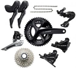 SHIMANO GROUPSET 11 SPEED 105 R7020 DISC SHORT CAGE