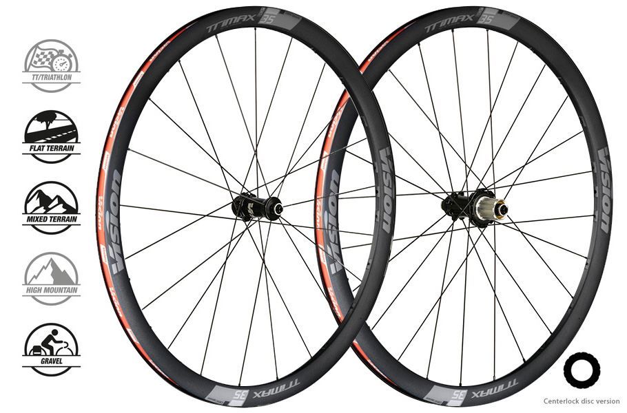 ROUES VISION TRIMAX 35 SC DISC CL SRAM XDR