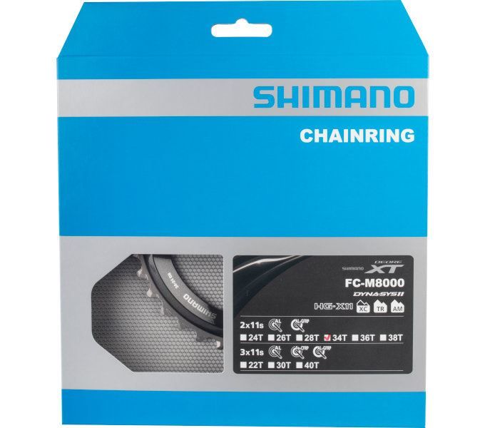 SHIMANO 1RL98070 CHAINRING 34T XT