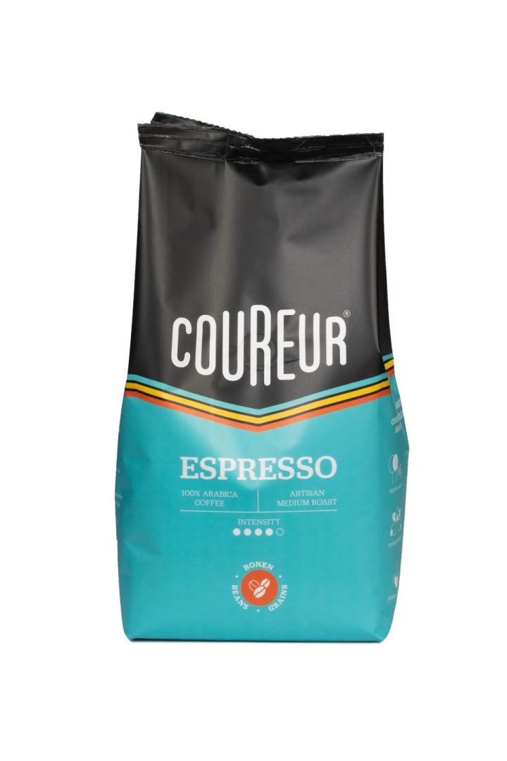 GROOTMOEDERS KOFFIE COUREUR ESPRESSO BEANS 500 GR COFFEE