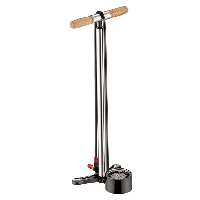 POMPE A PIED LEZYNE ALLOY FLOOR DRIVE TALL SILVER
