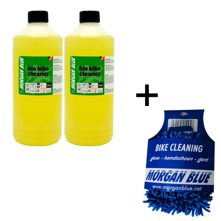 MORGAN BLUE BIO BIKE CLEANER 1L + TRIGGER + WASH GLOVE