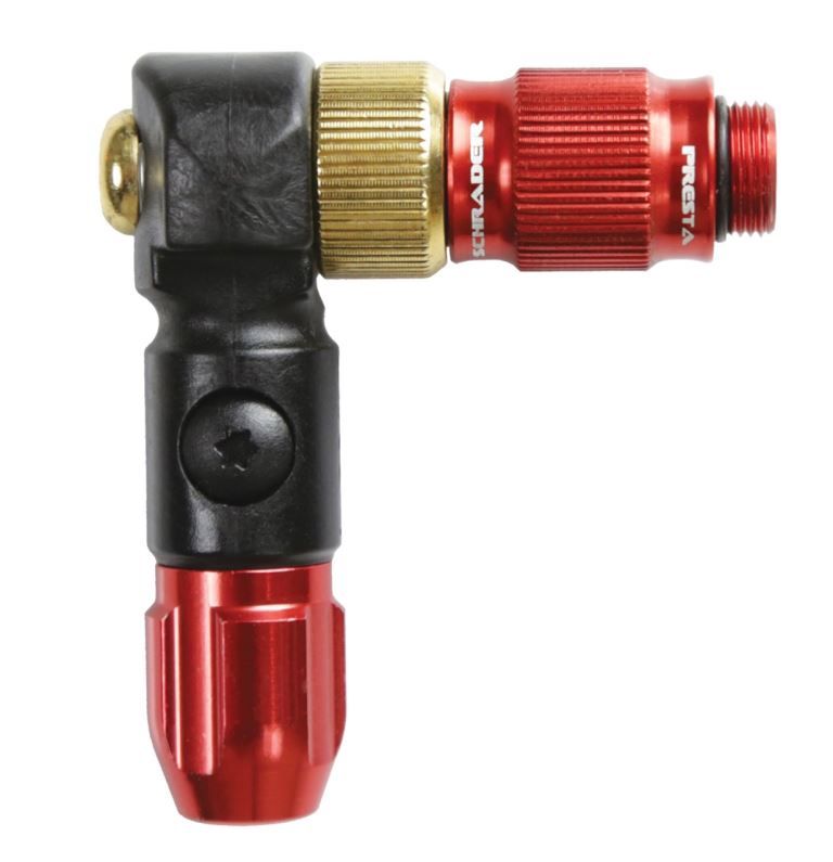 ADAPTATEUR LEZYNE ABS-1 PRO HP CHUCK ROUGE